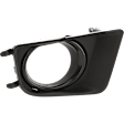 6-Piece Kit Fog Light Cover, Black, Includes (2) Fog Light Cover, (2) Fog Light Trim and (2) Headlight Filler