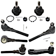 7-Piece Kit Pitman Arm, Includes (2) Ball Joint, (1) Pitman Arm, and (4) Tie Rod End