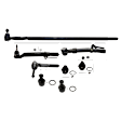 8-Piece Kit Tie Rod End, 4WD, Includes (3) Tie Rod End, (1) Drag Link and (4) Ball Joint