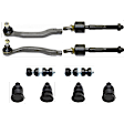10-Piece Kit Tie Rod End Includes (4) Ball Joint, (2) Sway Bar Link, and (4) Tie Rod End