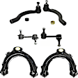 2003-2007 Honda Accord - 6-Piece Kit Control Arm Includes (2) Control Arm, (2) Sway Bar Link, and (2) Tie Rod End