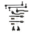 8-Piece Kit Tie Rod End Includes (2) Ball Joint, (2) Sway Bar Link and (4) Tie Rod End