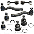 2018 Toyota Tundra - 8-Piece Kit Front, Driver and Passenger Side, Lower Ball Joint,  Includes (2) Ball Joint, (2) Sway Bar Link, and (2) Tie Rod End