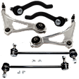 6-Piece Kit Control Arm Includes (2) Control Arm, (2) Sway Bar Link, and (2) Tie Rod End