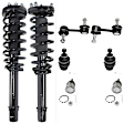 8-Piece Kit Fully Loaded Strut, Includes (4) Ball Joint, (2) Sway Bar Link and (2) Shock Absorber and Strut Assembly