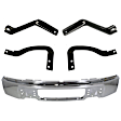5-Piece Kit, Bumper, Chrome, Includes (1) Bumper and (4) Bumper Bracket