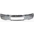 5-Piece Kit, Bumper, Chrome, Includes (1) Bumper and (4) Bumper Bracket
