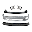2011-2012 Ram 1500 - 5-Piece Kit, Bumper, For Models Without Sport Package, Chrome, Includes (1) Bumper, (1) Bumper Cover, (2) Fog Light, and (1) Valance