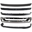 5-Piece Kit, Bumper, Chrome, Includes (1) Bumper, (1) Bumper Cover, (2) Bumper Trim, and (1) Valance