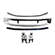 5-Piece Kit, Bumper, Chrome, Includes (1) Bumper, (1) Bumper Trim, (2) Fog Light, and (1) Valance