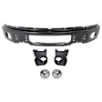 5-Piece Kit, Bumper, Powdercoated Black, Includes (1) Bumper, (2) Fog Light, and (2) Fog Light Bracket