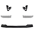 5-Piece Kit Primed Bumper Cover, For Models With Steel Lower Bumper, Includes (2) Bumper Bracket, (1) Bumper Cover, and (2) Headlight Filler