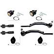 8-Piece Kit Tie Rod End Includes (4) Ball Joint and (4) Tie Rod End