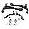 6-Piece Kit Control Arm Includes (2) Ball Joint, (2) Control Arm, and (2) Tie Rod End