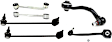 6-Piece Kit Control Arm Includes (2) Control Arm and (4) Sway Bar Link