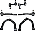 6-Piece Kit Front Suspension Kit, Includes (2) Control Arm, (2) Sway Bar Link, and (2) Tie Rod End