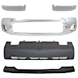 2008 Toyota Tundra - 5-Piece Kit Bumper, Chrome,  Includes (1) Bumper, (1) Bumper Cover, (2) Headlight Filler, and (1) Valance