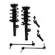 6-Piece Kit Fully Loaded Strut, Includes (2) Tie Rod End, (2) Sway Bar Link and (2) Shock Absorber and Strut Assembly