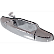 2011 GMC Sierra 3500 HD - 4-Piece Kit Front, Driver and Passenger Side Chrome Exterior Door Handle, Driver Side - With Key Hole; Passenger Side - Without Key Hole,  Includes (2) Exterior Door Handle and (2) Mirror Cover