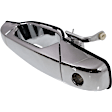 2011 GMC Sierra 3500 HD - 4-Piece Kit Front, Driver and Passenger Side Chrome Exterior Door Handle, Driver Side - With Key Hole; Passenger Side - Without Key Hole,  Includes (2) Exterior Door Handle and (2) Mirror Cover