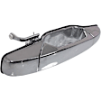 2011 GMC Sierra 3500 HD - 4-Piece Kit Front, Driver and Passenger Side Chrome Exterior Door Handle, Driver Side - With Key Hole; Passenger Side - Without Key Hole,  Includes (2) Exterior Door Handle and (2) Mirror Cover