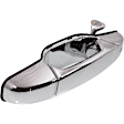 2011 GMC Sierra 3500 HD - 4-Piece Kit Front, Driver and Passenger Side Chrome Exterior Door Handle, Driver Side - With Key Hole; Passenger Side - Without Key Hole,  Includes (2) Exterior Door Handle and (2) Mirror Cover