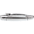 2011 GMC Sierra 3500 HD - 4-Piece Kit Front, Driver and Passenger Side Chrome Exterior Door Handle, Driver Side - With Key Hole; Passenger Side - Without Key Hole,  Includes (2) Exterior Door Handle and (2) Mirror Cover