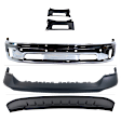 2014-2018 Ram 1500 - 5-Piece Kit, Front, Lower Bumper, For Models With Two Piece Bumper Type, Chrome, Includes (1) Bumper, (1) Bumper Cover, (2) Bumper Trim, and (1) Valance