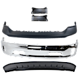 2013 Ram 1500 Express - 5-Piece Kit Front, Lower Bumper, For Models With Two Piece  Type, Fog Lamps and Ram Logo On Grille, Chrome,  Includes (1) Bumper, (1) Bumper Cover, (2) Bumper Trim, and (1) Valance
