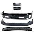 2014 Ram 1500 SLT - 5-Piece Kit Front, Lower Bumper, For Models With Two Piece  Type, Painted Black,  Includes (1) Bumper, (1) Bumper Cover, (2) Bumper Trim, and (1) Valance