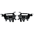 5-Piece Kit, Front, Lower Bumper, Chrome, Includes (1) Bumper, (2) Bumper Bracket, (1) Bumper Cover, and (1) Valance