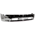 5-Piece Kit, Front, Lower Bumper, Chrome, Includes (1) Bumper, (2) Bumper Bracket, (1) Bumper Cover, and (1) Valance