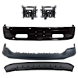 2015 Ram 1500 Limited - 5-Piece Kit Front, Lower Bumper, For Models With Two-Piece Ram Logo, Painted Black,  Includes (1) Bumper, (2) Bumper Bracket, (1) Bumper Cover, and (1) Valance