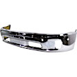 2014 Ram 1500 Outdoorsman - 5-Piece Kit Front, Lower Bumper, For Models With Two Piece  Type, Chrome,  Includes (1) Bumper, (2) Bumper Trim, and (2) Fog Light