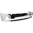 2014 Ram 1500 Tradesman - 5-Piece Kit Front, Lower Bumper, For Models With Two Piece  Type, Fog Lamps and Ram Logo On Grille, Without Parking Sensors, Chrome,  Includes (1) Bumper, (2) Bumper Trim, and (2) Fog Light