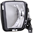 2014 Ram 1500 Tradesman - 5-Piece Kit Front, Lower Bumper, For Models With Two Piece  Type, Fog Lamps and Ram Logo On Grille, Without Parking Sensors, Chrome,  Includes (1) Bumper, (2) Bumper Trim, and (2) Fog Light
