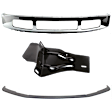 4-Piece Kit Bumper Chrome, Includes (1) Bumper, (1) Bumper Trim and (2) Bumper Bracket