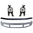4-Piece Kit, Bumper, Paint to Match, Includes (1) Bumper, (2) Fog Light, and (1) Valance