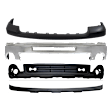 2012 GMC Sierra 1500 - 4-Piece Kit Bumper, Chrome,  Includes (1) Bumper, (1) Bumper Cover, and (2) Valance