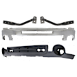 4-Piece Kit, Bumper, Chrome, Includes (1) Bumper, (2) Bumper Bracket, and (1) Valance