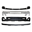 2012 GMC Sierra 1500 - 4-Piece Kit Bumper, Chrome,  Includes (1) Bumper, (1) Bumper Bracket, and (2) Valance
