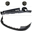 4-Piece Kit, Primed Bumper Cover, Includes (1) Bumper Cover, (2) Fog Light Cover, and (1) Valance