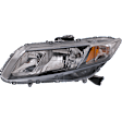 4-Piece Kit Halogen Headlight, With bulb(s), Sedan, OE Replacement, CAPA Certified, Includes (2) Headlight and (2) Tail Light