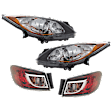 4-Piece Kit Halogen Headlight, Without bulb(s), 5-Speed, OE Replacement, Includes (2) Headlight and (2) Tail Light