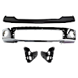 2013 Toyota Tundra - 4-Piece Kit Front Bumper, For Models With Steel Lower Bumper, Chrome, Includes (1) Bumper, (2) Bumper Bracket, and (1) Bumper Cover