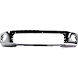 2013 Toyota Tundra - 4-Piece Kit Front Bumper, For Models With Steel Lower Bumper, Chrome, Includes (1) Bumper, (2) Bumper Bracket, and (1) Bumper Cover