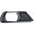 2007 Toyota Camry - 4-Piece Kit Front, Driver and Passenger Side Fog Light Trim, For Models With Front Bumper Lower Spoiler, Primed, Includes (2) Fog Light Trim and (2) Bumper Bracket
