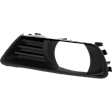 2007 Toyota Camry - 4-Piece Kit Front, Driver and Passenger Side Fog Light Trim, For Models With Front Bumper Lower Spoiler, Primed, Includes (2) Fog Light Trim and (2) Bumper Bracket