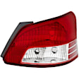 4-Piece Kit Driver and Passenger Side Halogen Tail Light, Without bulb(s), Sedan, Includes (2) Headlight and (2) Tail Light