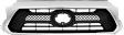 2012 Toyota Tacoma - 4-Piece Kit Grille, Chrome Shell with Painted Black Insert,  Includes (1) Bumper Grille, (1) Grille Assembly, and (2) Headlight Filler